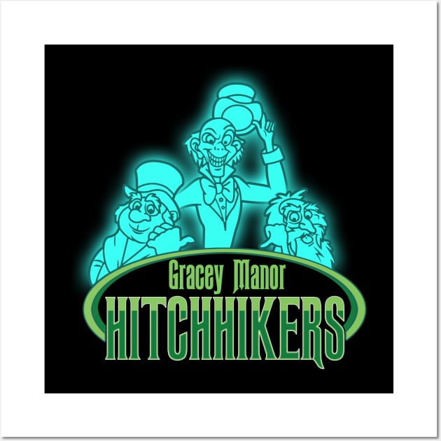 Hitchhiking Ghosts Hitchers Wall Art by kevfla